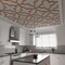 Ekena Millwork 33W x 33H x 38T Small Laird Decorative Fretwork Wood Ceiling Panels, Cherry CELW33X33X0375LRDCH - alternate 3